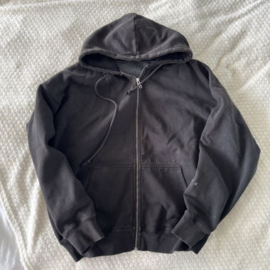 Black Zip Hoodie
