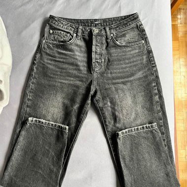 Grau verwaschene Jeans LIBERTO, Grösse 36