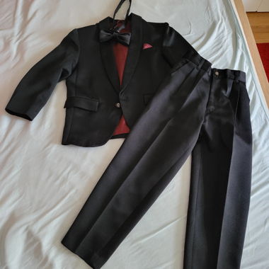 Kids' Suit with Bow Tie