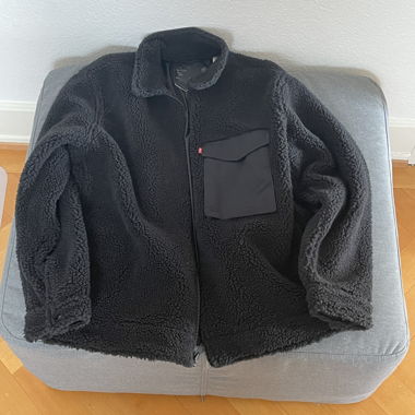 Levi’s sherpa fleece nero - L