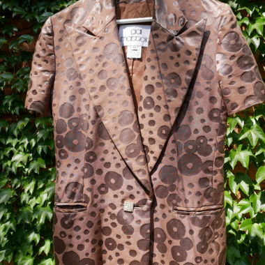 Vintage Designer-Blazerjacke mit eigenem Muster