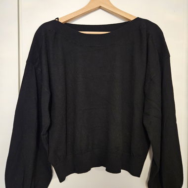 Schwarzer ONLY-Pullover