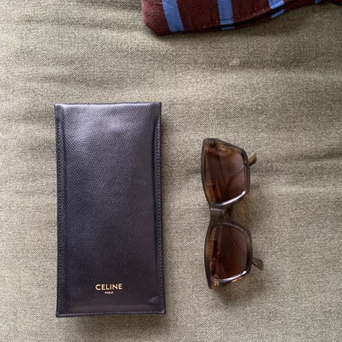 Celine square tinted sunglasses 