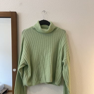 strickpulli grün