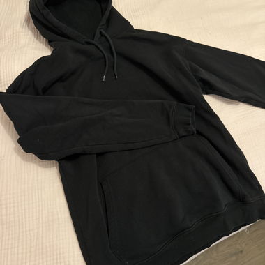 Sweat à capuche baggy noir