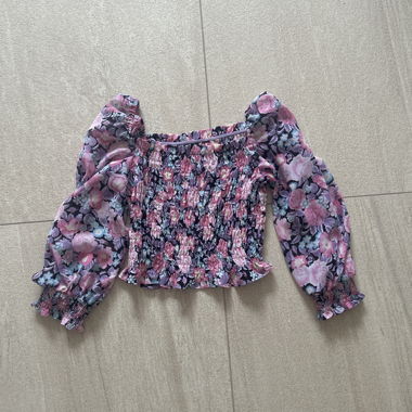 Floral Smocked Blouse