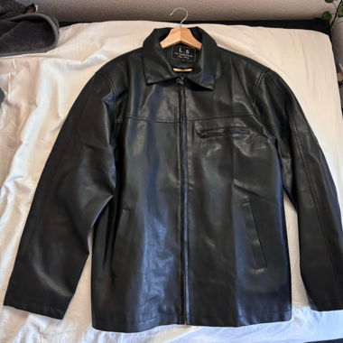 Veste en cuire 