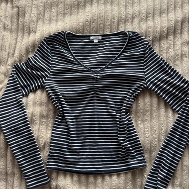 Maglia a maniche lunghe a righe Subdued