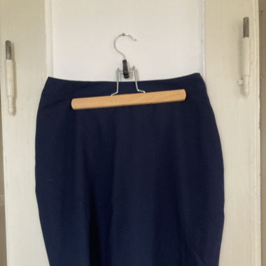 Blue pencil skirt 