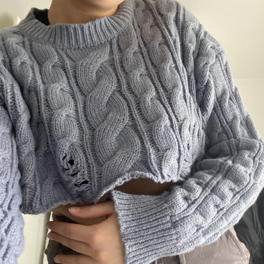 Strickpulli bauchfrei