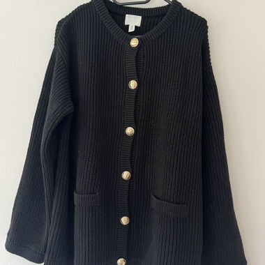 Cardigan lungo in maglia