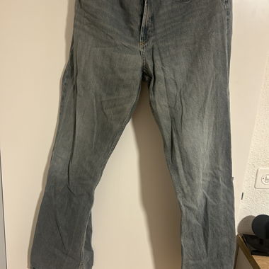 Grünblaue straightleg Jeans