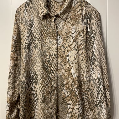Snake Pattern Blouse