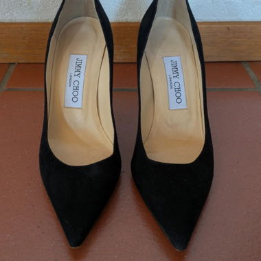 Décolleté in Camoscio Jimmy Choo