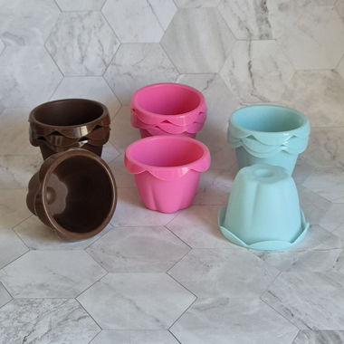 Silicone baking mold set