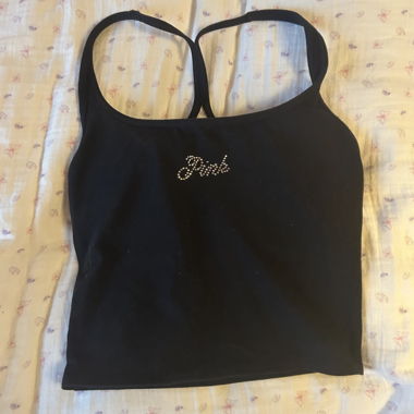 VICTORIA'S SECRET PINK Tank Top schwarz
