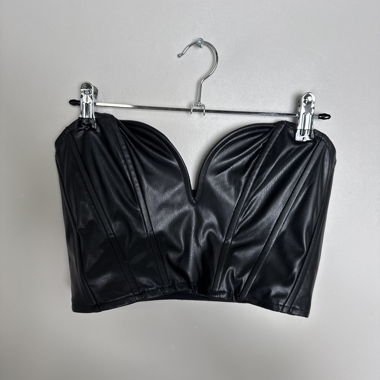 Haut corset noir Zara