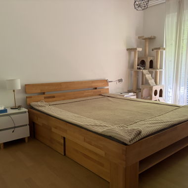 Letto 180x200 in legno con contenitore