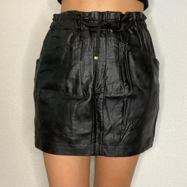 Mini jupe effet cuir