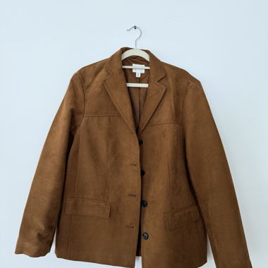 Blazer marron en suédine - H&M 
