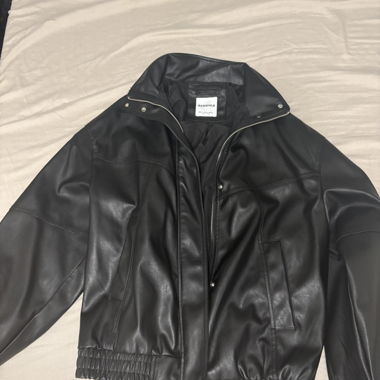 Bershka veste en cuir