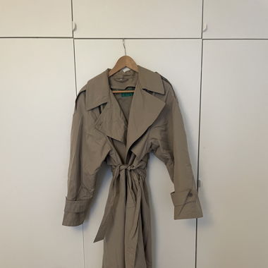Oversized vintage trench coat