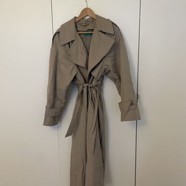 Oversized vintage trench coat