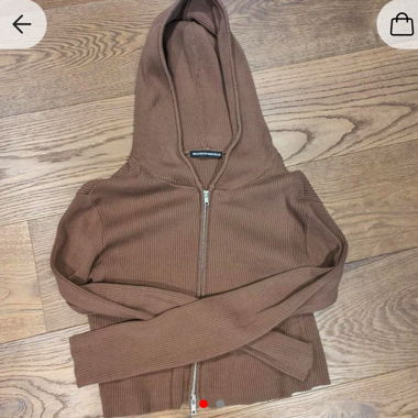 Brandy Melville kurzes Reissverschluss-Pullover