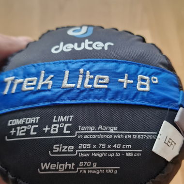 Sac de couchage Deuter Trek Lite plus 8 degrés