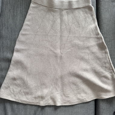 Jupe en maille beige Vila