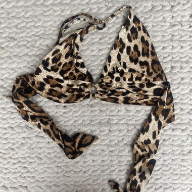 Leopard Cropped Top