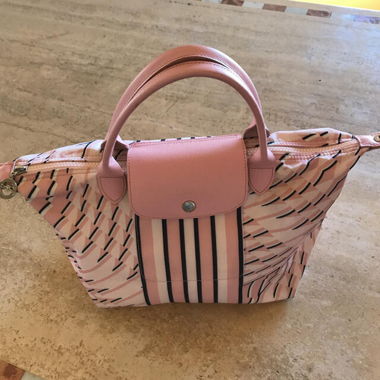 Pink Longchamp Tote Bag