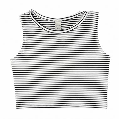 Zebra Striped Crop Top