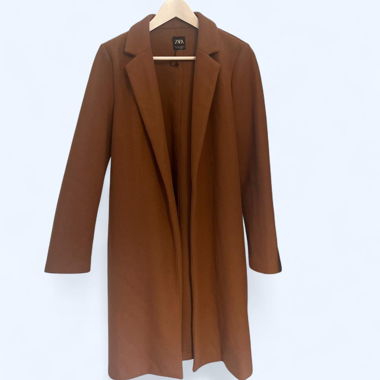 Cappotto donna ZARA camel, tg. L