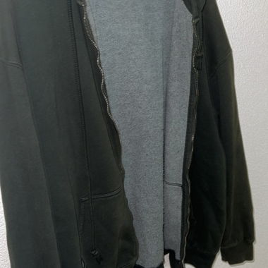 Felpa Brandy Melville con zip verde