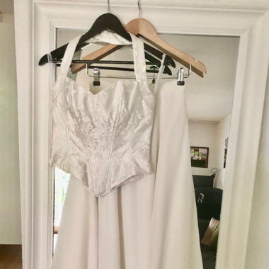 Elegantes Brautkleid Gr. 36/38 mit Bolero