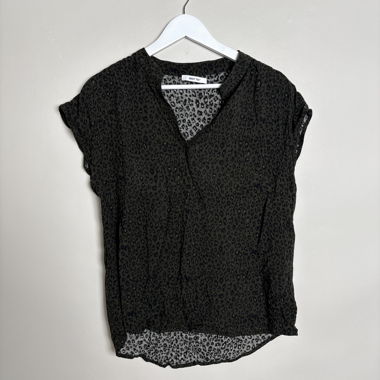 Bluse mit Leopardenmuster