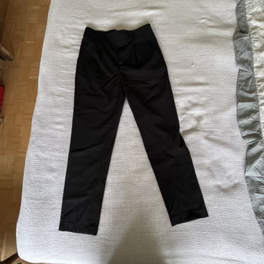 OLAKALA Black Fabric Trousers