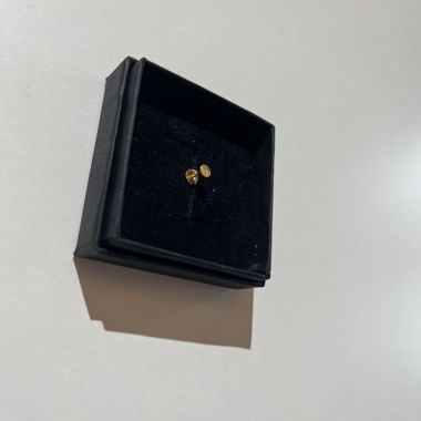 Goldener Kreis 2x Ohrstecker