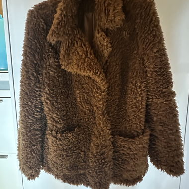 Veste teddy marron