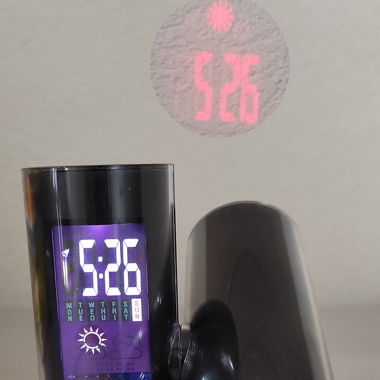 Horloge de projection