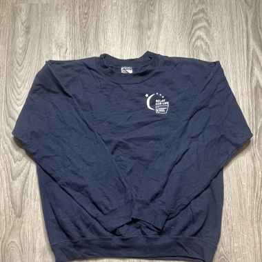 Vintage Relay for Life Sweater Pullover Sweatshirt
