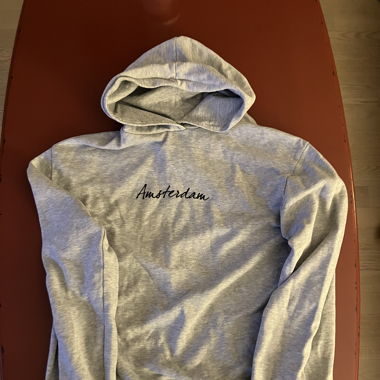 Sweat-shirt à capuche Primark Amsterdam gris clair