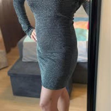 Silbernes Kleid
