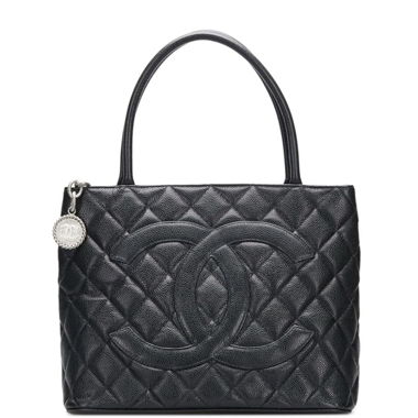 Chanel Médaillon black caviar silver (come nuovo!)