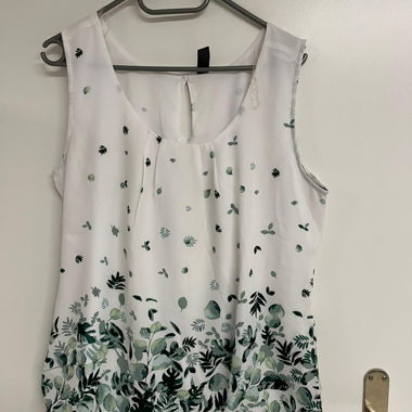 Sommerbluse mit Print - Grösse 38