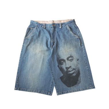 Vintage Makaveli X 2Pac Jorts (34US)