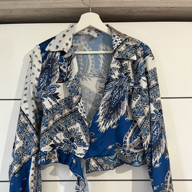 Farbige Bluse Zebra