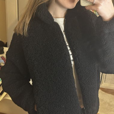 Veste douce noire 
