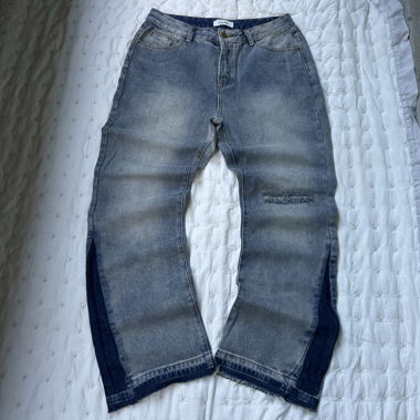 Jeans Évasés - Bleu - Taille L